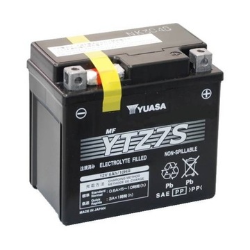 Akumulator 6Ah/130A YUASA YTZ7S AGM CBR 600 1000