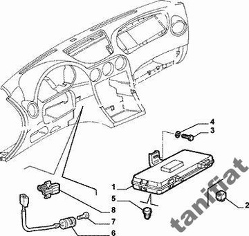 ALFA ROMEO 166 LANCIA KAPPA SENZOR KLIMATIZACE