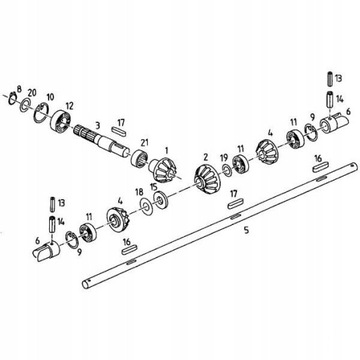 Коническая шестерня Z-23 Deutz Fahr 06580616