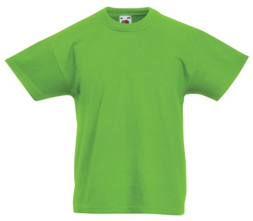 Fruit of the Loom T-shirt KidOrg Lime 12-13
