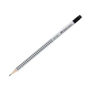 Ołówek HB z gumką Grip2001 Faber Castell - 12 szt.