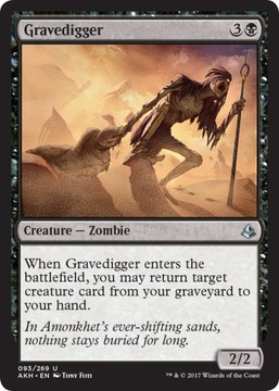 MTG 2x Gravedigger (Uncommon)