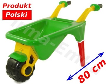 Большая детская тачка ПОЛЬША, песочная игрушка!