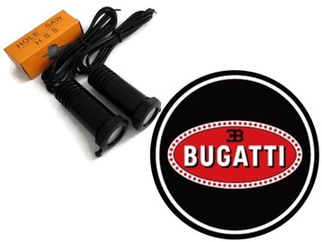 ŚWIATŁA LED POWITALNE LOGO BUGATTI PROJEKTOR CREE