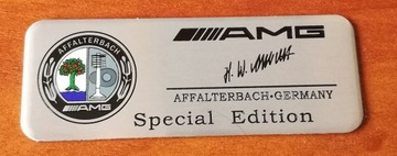 Mercedes AMG Znaczek Nalepka Emblemat AFFalterbach