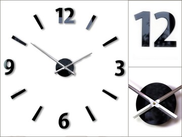 Большие настенные часы - MCK-BLACK-XXL- ModernClock