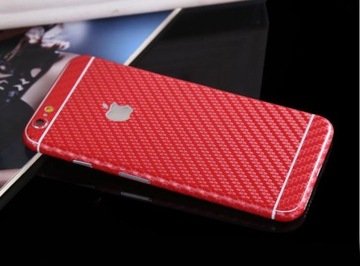 ФОЛЬГА ШПОН CARBON 3D CARBON RED 127 x 10см