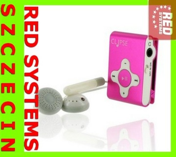 RED Shop MP3 2GB Наушники розовый розовый Щецин