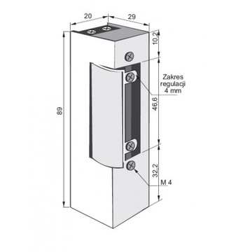 ЭЛЕКТРИЧЕСКИЙ ЗАМОК ДЛЯ ВОРОТ, 12 В, КАССЕТНЫЙ ЗАМОК С ПАМЯТЬЮ, ЧЕРНЫЙ