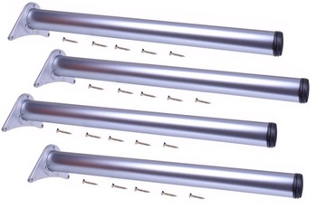 NOGA NOGI DO STOŁÓW L820 / Fi60 - ALUMINIUM 4szt.