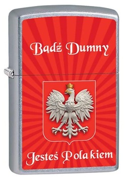 Zapalniczka ZIPPO Z207012 BĄDŹ DUMNY STREET CHROME