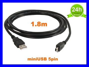 USB-miniUSB 5-контактный мини-USB-кабель — срок службы 24 часа