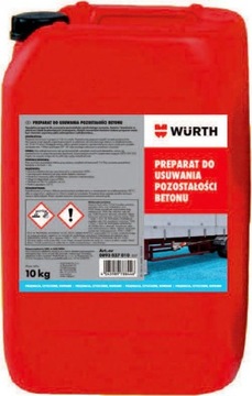 WURTH Preparat do usuwania resztek betonu 10 kg