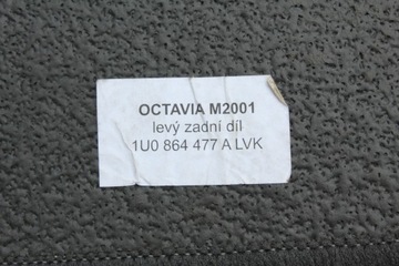 Велюровый коврик Skoda Octavia I 1U0864477A оригинал