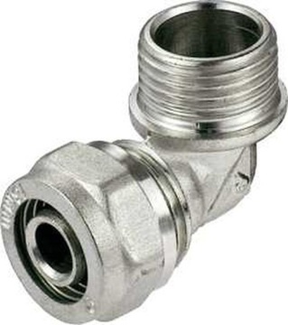 PEX kolanko 25x1 GZ skręcane 095