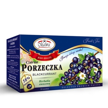 Herbata Malwa Czarna Porzeczka Ex20