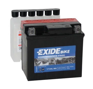 Akumulator Exide YT5L-BS YTX5L-BS 4Ah KYMCO KEEWAY