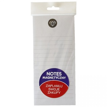 NOTES MAGNETYCZNY WZÓR 10 / 50 kartek 99 X 210 mm