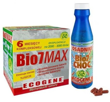 BIO7 MAX 1 KG + BIO 7 CHOC PREPARAT NAMNAŻAJĄCY