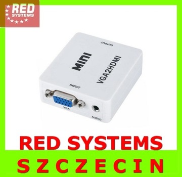 Переходник VGA+AUDIO на HDMI Щецин 2