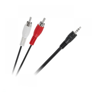 Kabel Audio Aux Jack na Cinch 1,8m Mini Jack 2 RCA