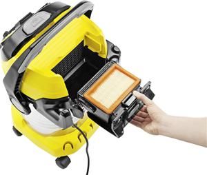 ПРОМЫШЛЕННЫЙ ПЫЛЕСОС KARCHER WD 6 P С ШЕЙКЕРОМ