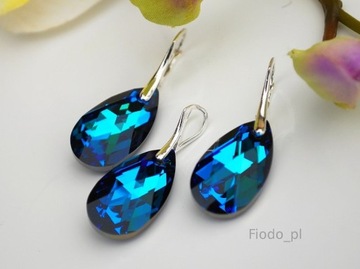 MIGDAŁ BERMUDA BLUE TURKUS kryształ SWAROVSKI