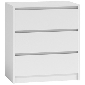 KOMODA SZAFKA 3 SZUFLADY WYS 78CM KARO K3 BIEL