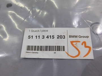 BMW X3 E83 M PACKET PODLOŽKA TABULKY 3415203