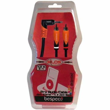 КАБЕЛЬ BESPECO SLYMPR500 МИНИ-ДЖЕК 5М — 2x RCA