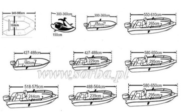 Чехол для лодки размер 580-650/295 (6)