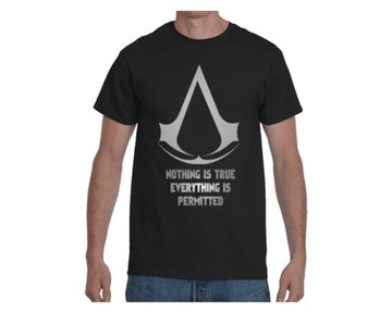 KOSZULKA T-SHIRT ASSASSIN'S CREED ASASYN TEKST XXL