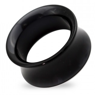 CZARNY AKRYLOWY TUNEL 5 mm