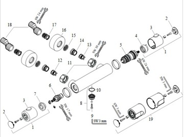 HANSGROHE Розетка «Летучая мышь». Экостат 1001SL 96467000