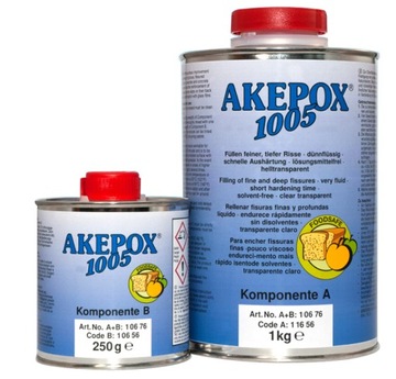 AKEMI AKEPOX 1005 PŁYNNA ŻYWICA KLEJ DO KAMIENIA