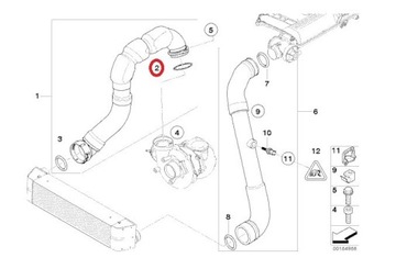 ПРОКЛАДКА ТУРБИНЫ TURBO BMW 5 E60 E61 525D 530D