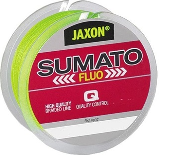 PLECIONKA JAXON SUMATO FLUO żółta 125m - 0,14