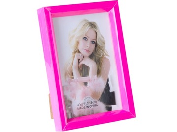 Ramka Różowa na Zdjęcia 15x20cm Średnia Multi Foto
