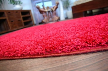 GRUBY DYWAN SHAGGY 5cm 300x350 cm bordo @10494