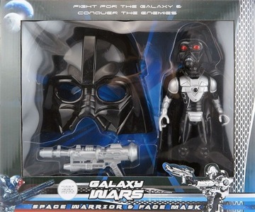 Figurka Wojownik Galaxy Wars Space z maską