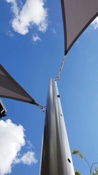 КОМПЛЕКТ ДЛЯ СБОРКИ СОЛНЕЧНЫХ ПАРУСОВ КВАДРАТНЫХ К МЕТАЛЛУ