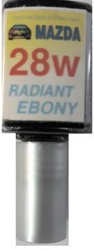 MAZDA 28W RADIANT EBONY LAKIER SAMOCHODOWY ZAPRAWKA DO RYS 10 ML ARASYSTEM