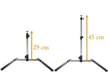 PRZENOŚNY ZESTAW BEZCIENIOWY NAMIOT 40cm LAMPY