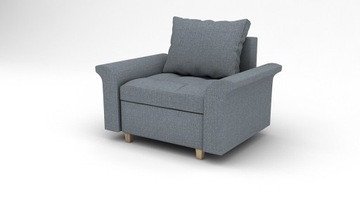 Stylowy fotel LENOX skandynawski styl producent