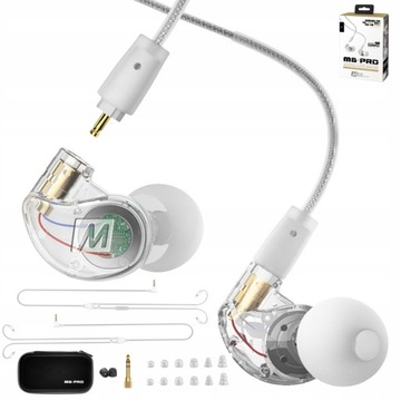 SŁUCHAWKI DOKANAŁOWE MEE AUDIO M6 PRO G2 MIKROFON