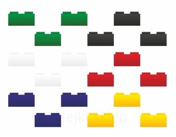 Naklejki ścienne na ścianę KLOCKI LEGO naklejka