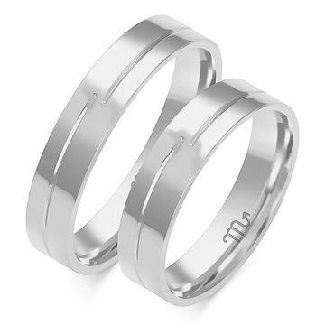 ZŁOTE 14K ŚLUBNE OBRĄCZKI 5,5mm id O-80B
