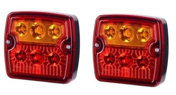 2x Lampa zespolona tylna LED pomoc drogowa przyczepa laweta PARA LD 967