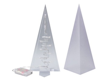 X20 Dekoracja świąteczna choinka piramida LED 35cm