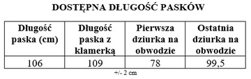 DAMSKI PASEK SKÓRZANY SZEROKI 1,8 cm SKÓRA NATURAL